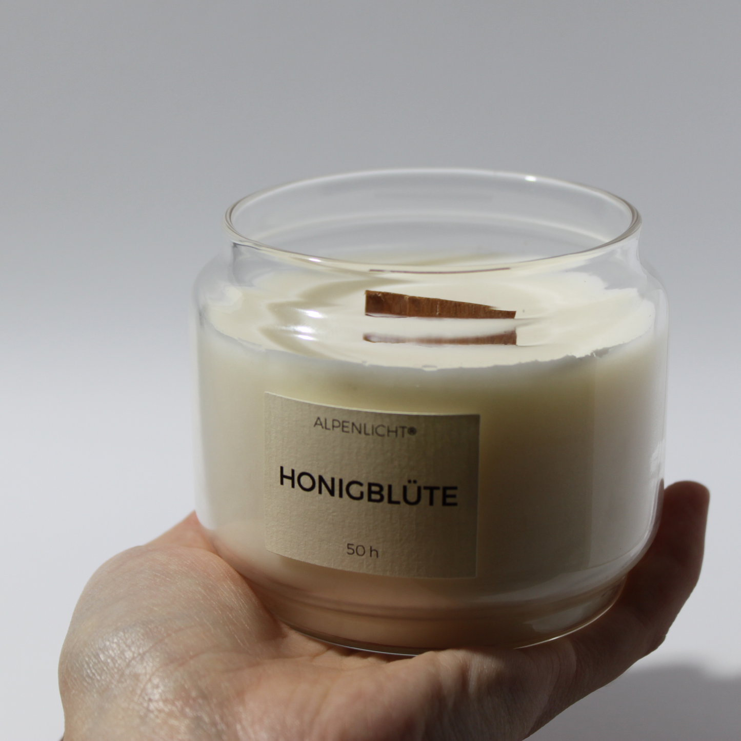 Duftkerze aus Rapswachs - Handgegossen, nachhaltig, regional