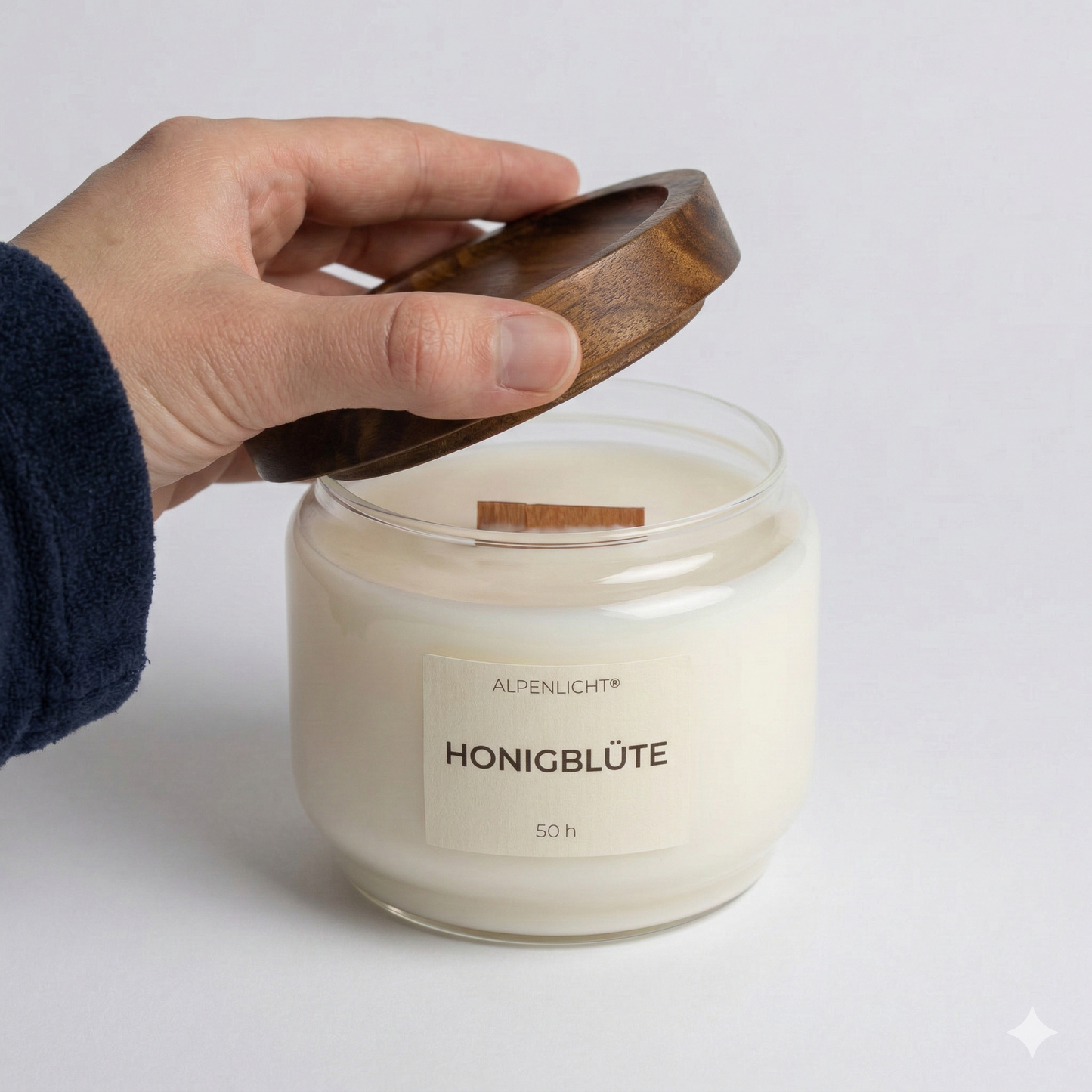 Duftkerze aus Rapswachs - Handgegossen, nachhaltig, regional