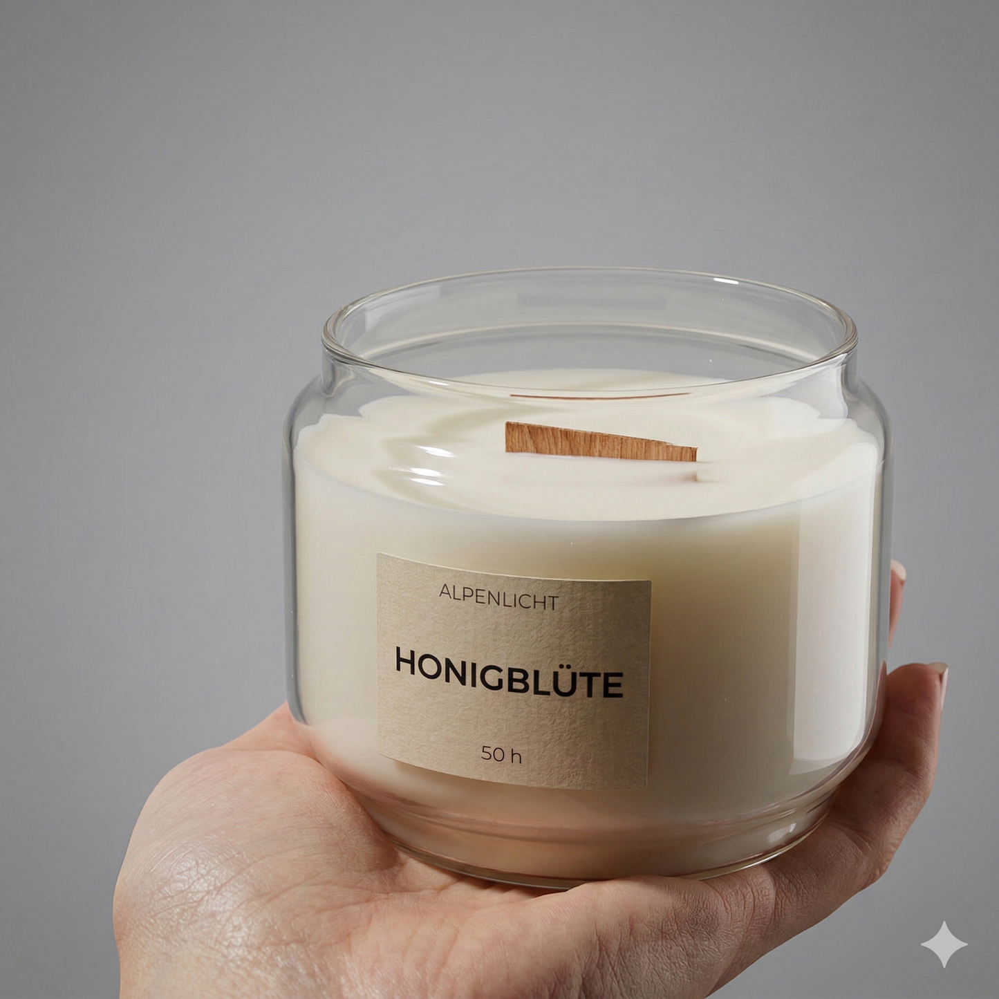 Duftkerze aus Rapswachs - Handgegossen, nachhaltig, regional